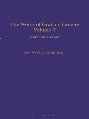 cover image of The Works of Graham Greene, Volume 3